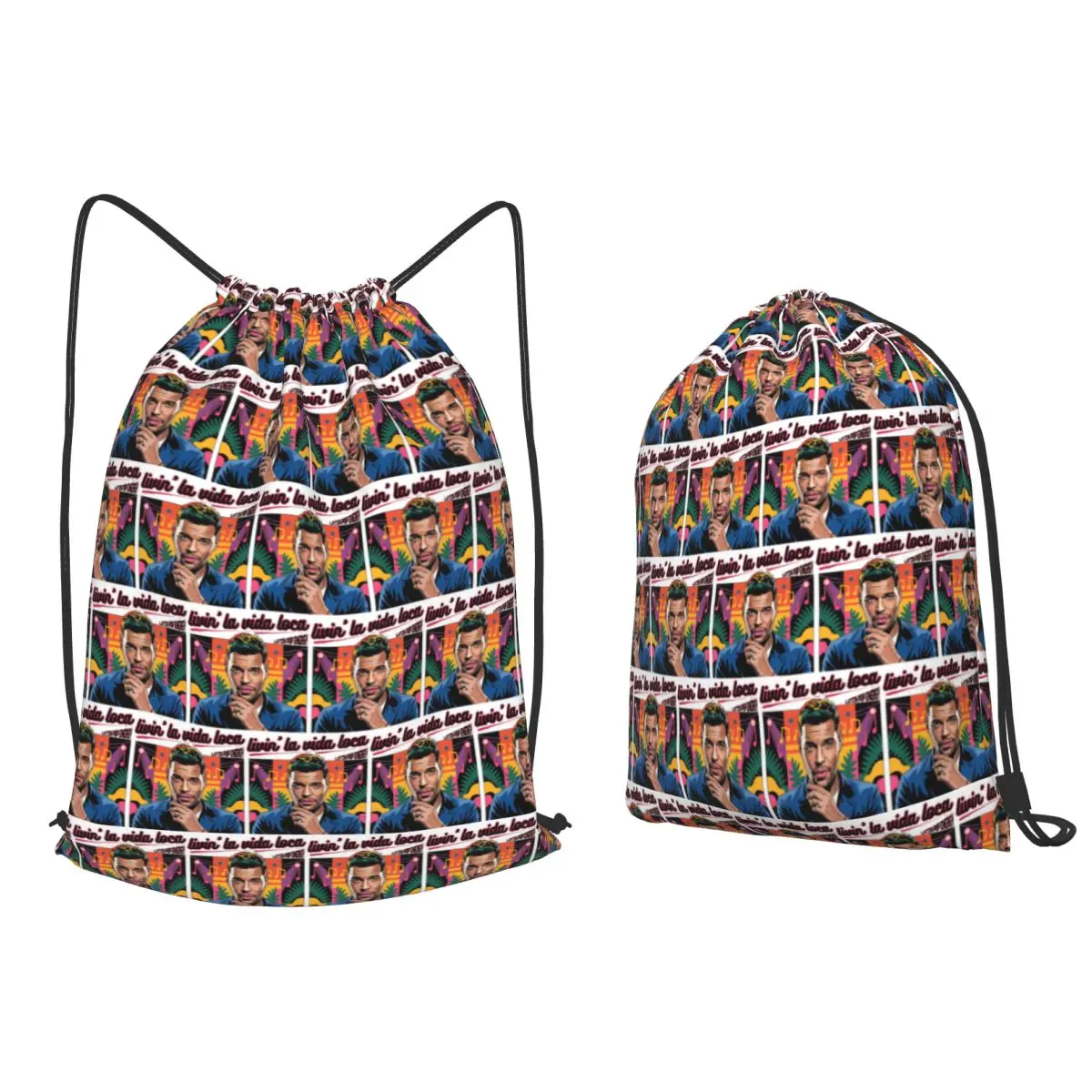 Livin'La Vida Loca Latin Pop Vibes Backpacks Multi-function Drawstring Bags Sundries Bag Book Bags for Travel School
Livin'La Vida Loca Latin Pop Vibes Backpacks Multi-function Drawstring Bags Sundries Bag Book Bags for Travel School