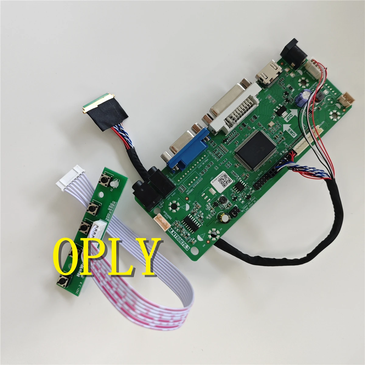 Kit Controller Board VGA HDMI-compatible DVI for LP140WH2-TLA1/TLA2 LP140WH2 LP140WH2-TLE2/TLF1 1366X768 14" Screen Monitor
Kit Controller Board VGA HDMI-compatible DVI for LP140WH2-TLA1/TLA2 LP140WH2 LP140WH2-TLE2/TLF1 1366X768 14" Screen Monitor