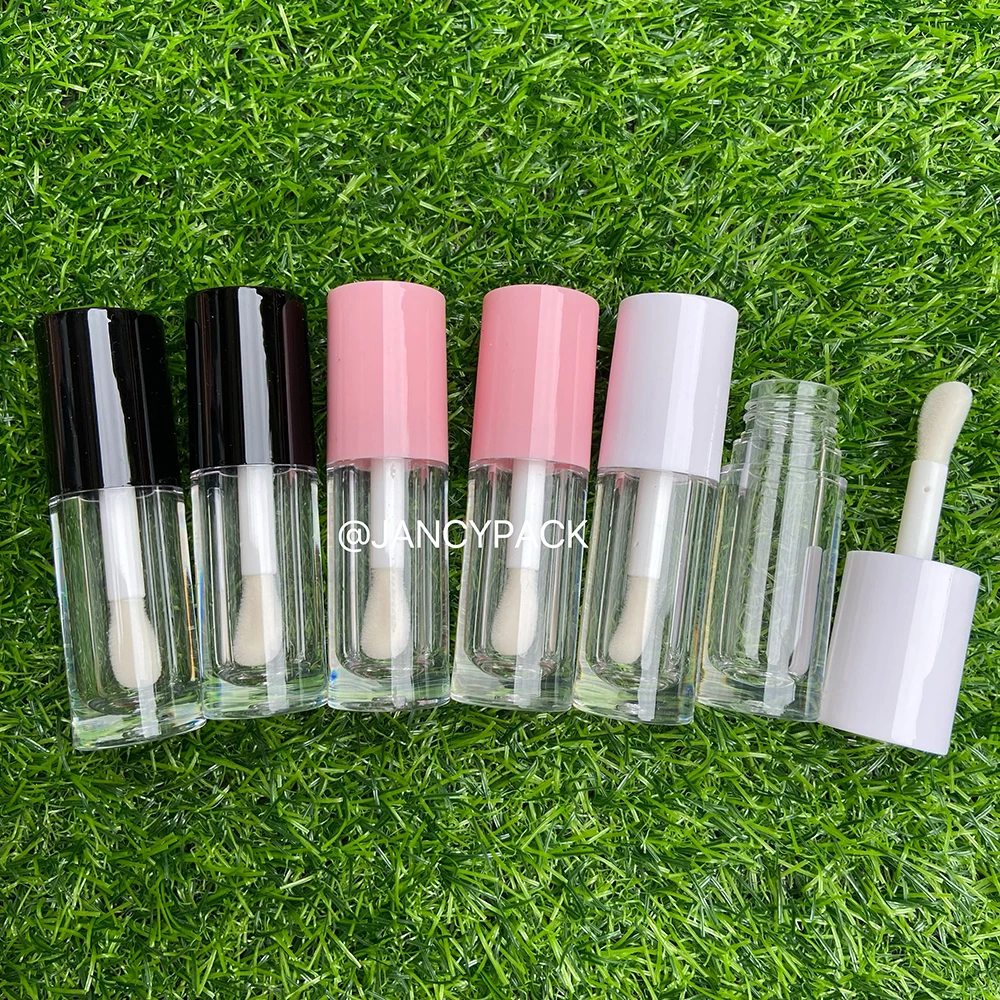 6ML Round Clear Cosmetic Lipgloss Container DIY Big Doe Brush Pink Black White Concealer Bottle Makeup Lip Glaze Tubes
6ML Round Clear Cosmetic Lipgloss Container DIY Big Doe Brush Pink Black White Concealer Bottle Makeup Lip Glaze Tubes