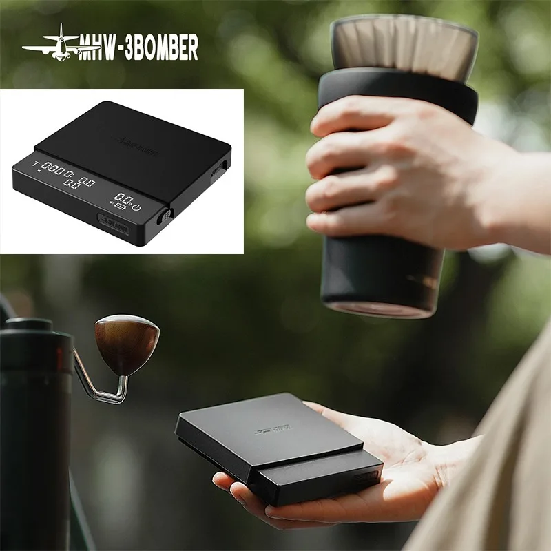 MHW-3BOMBER High Precision 0.1g Smart Brewing Scale Cube Coffee Scale 3.0 Digital Espresso Scale Timer Rechargeable Barista Tool
MHW-3BOMBER High Precision 0.1g Smart Brewing Scale Cube Coffee Scale 3.0 Digital Espresso Scale Timer Rechargeable Barista Tool