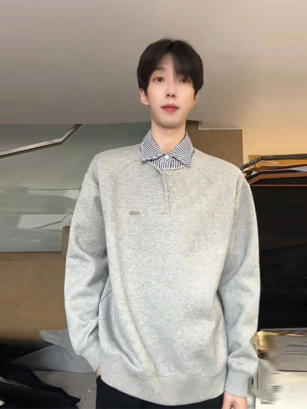 Cleanfit ey Mo Two-Piece Men's Spring Autumn Long Sve irt Henry Collar Base Layer Inner Wear Casual Comfortable
Cleanfit ey Mo Two-Piece Men's Spring Autumn Long Sve irt Henry Collar Base Layer Inner Wear Casual Comfortable