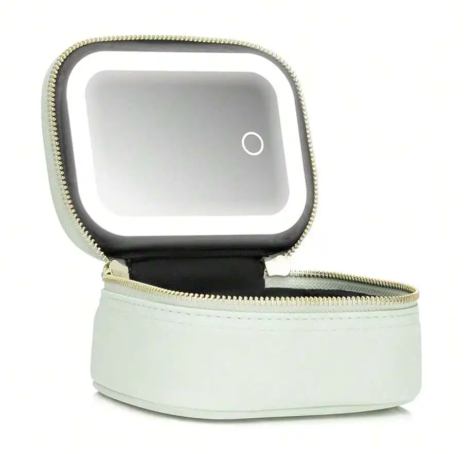 Mini Makeup Bag With LED Mirror, Portable Travel Cosmetic Organizer For Women
Mini Makeup Bag With LED Mirror, Portable Travel Cosmetic Organizer For Women