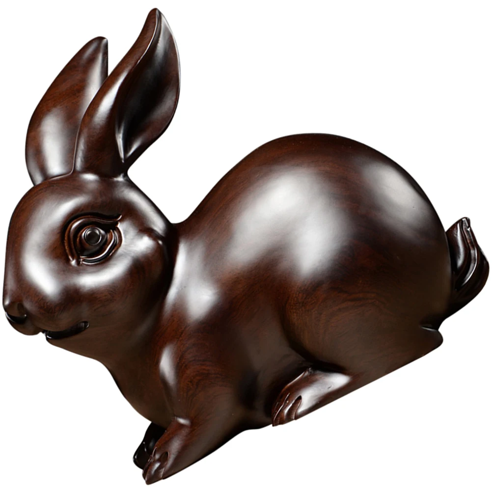 Wood Carved Rabbit Statue Decor Bunny Adornment Material Home Office Car Decor Novel Design Long Use Stable Structure
Wood Carved Rabbit Statue Decor Bunny Adornment Material Home Office Car Decor Novel Design Long Use Stable Structure