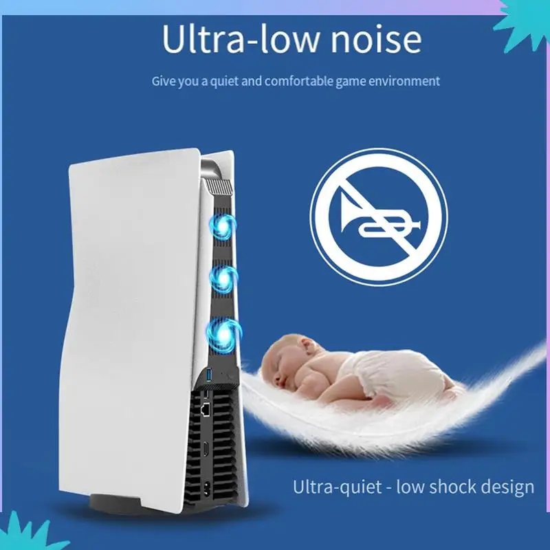 ABZW Cooling Fan For PS5 Console Cooler Fan 3 Silent Fan Temperature Control For Playstation 5 Radiator Replacement Spare Parts
ABZW Cooling Fan For PS5 Console Cooler Fan 3 Silent Fan Temperature Control For Playstation 5 Radiator Replacement Spare Parts
