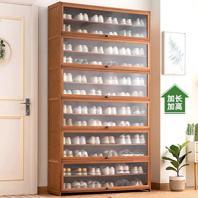 Simple shoe cabinet household large-capacity floor-to-ceiling storage shoe rack, multi-layer door with door dust-proof door, sim
Simple shoe cabinet household large-capacity floor-to-ceiling storage shoe rack, multi-layer door with door dust-proof door, sim