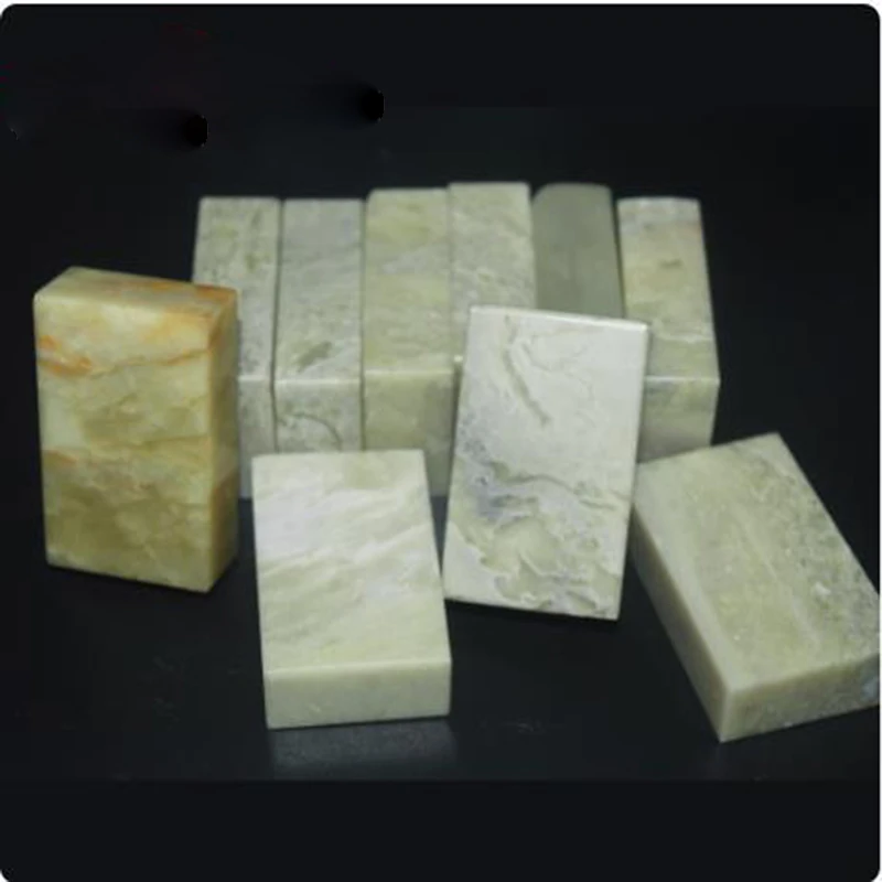 Qingtian Stone Seal Blanks for Chinese Seal Carving Practice - Set of 5 Uncarved, Long Rectangle & Flat Square Shape
Qingtian Stone Seal Blanks for Chinese Seal Carving Practice - Set of 5 Uncarved, Long Rectangle & Flat Square Shape