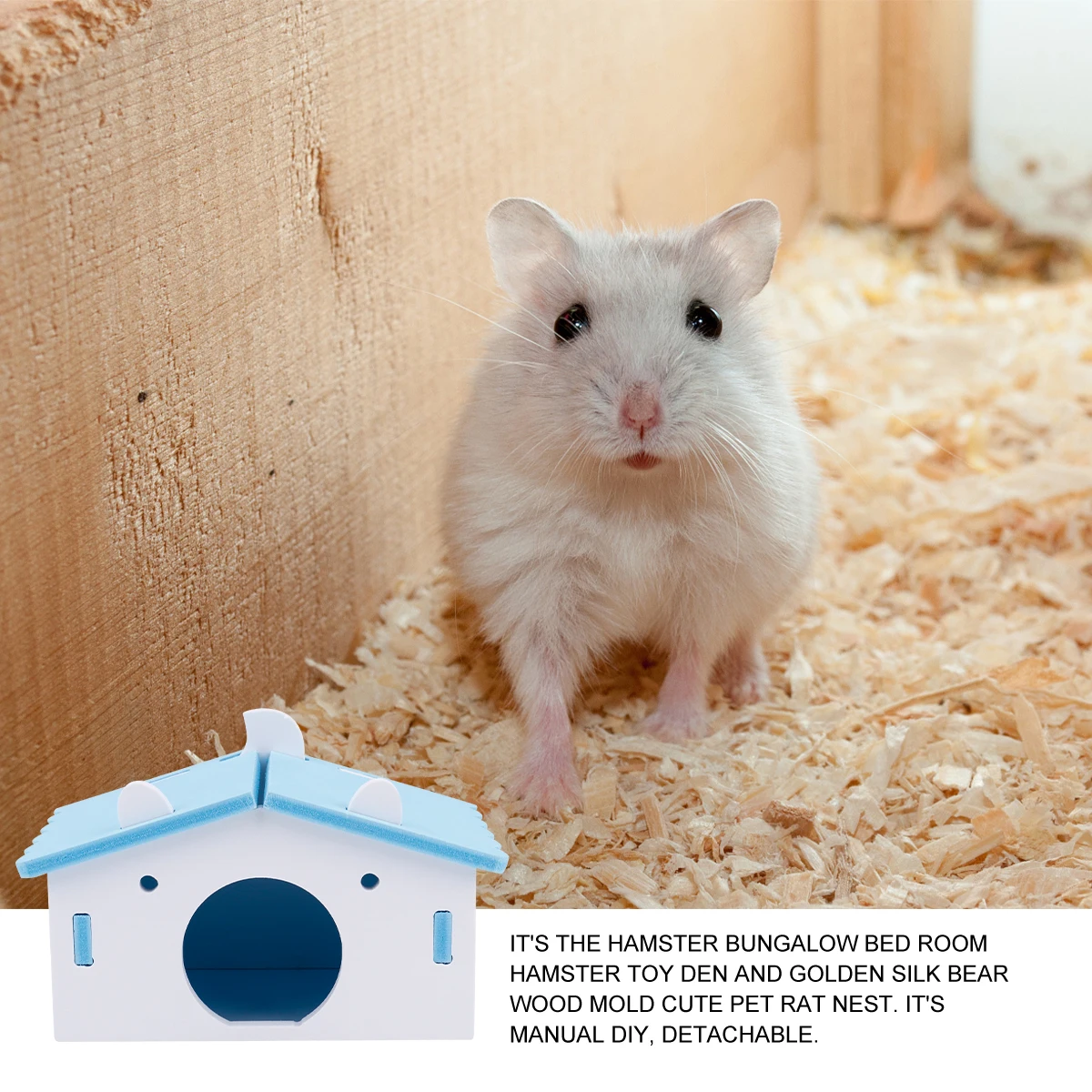 1Pcs Hamster -Friendly Durable Lightweight Breathable Pet Nest Smooth Surface Sleeping Bed Hamster
1Pcs Hamster -Friendly Durable Lightweight Breathable Pet Nest Smooth Surface Sleeping Bed Hamster