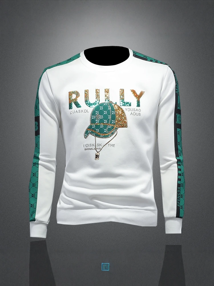 Ele Embroidered Long Sve T-irt for Men Casual Bot Layering Top Spring Autumn New Sle plus Size Polyester Fiber
Ele Embroidered Long Sve T-irt for Men Casual Bot Layering Top Spring Autumn New Sle plus Size Polyester Fiber