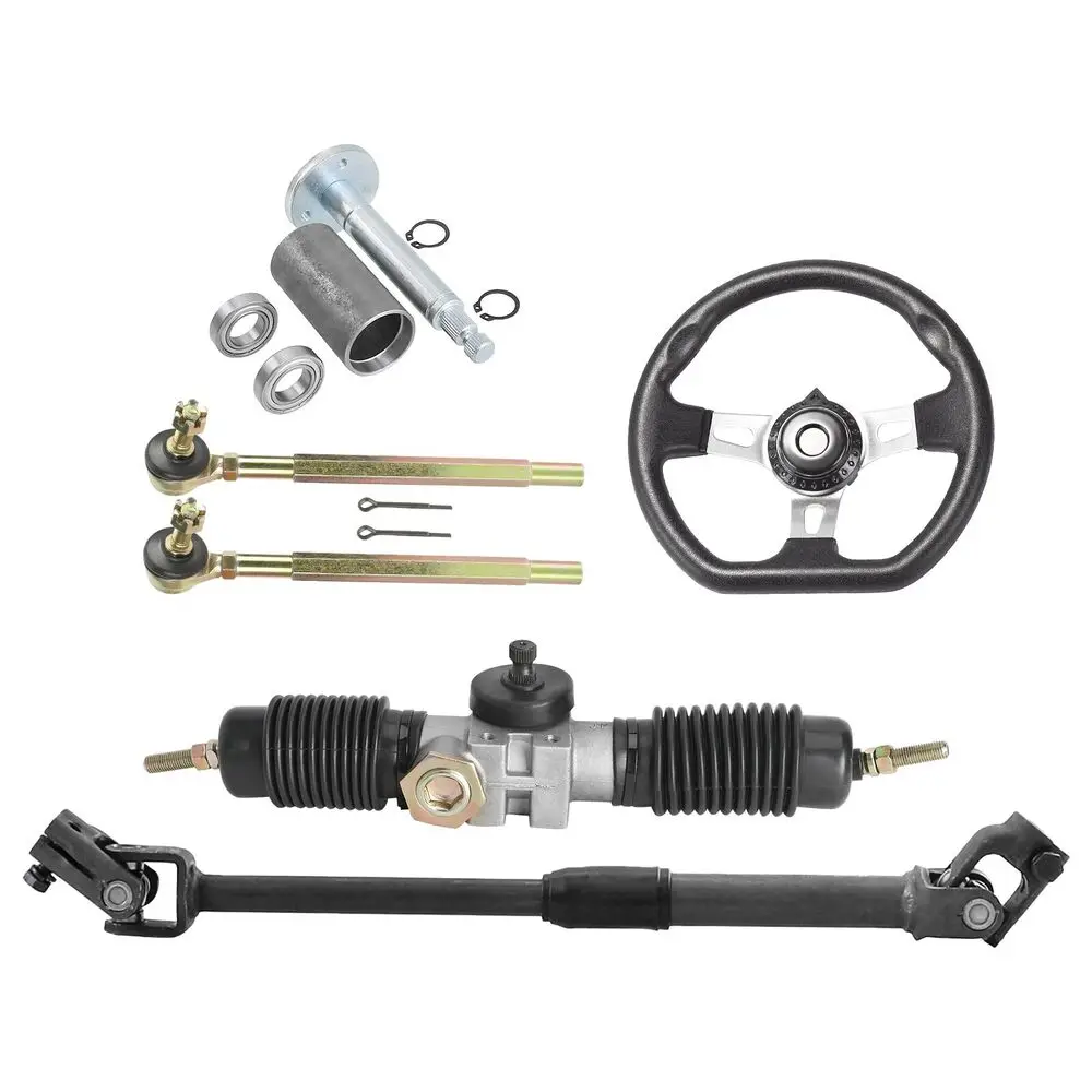 TDPRO 270mm Steering Wheel +420mm Tie Rod Gear Rack Pinion Shaft For ATV Go Kart Golf
TDPRO 270mm Steering Wheel +420mm Tie Rod Gear Rack Pinion Shaft For ATV Go Kart Golf