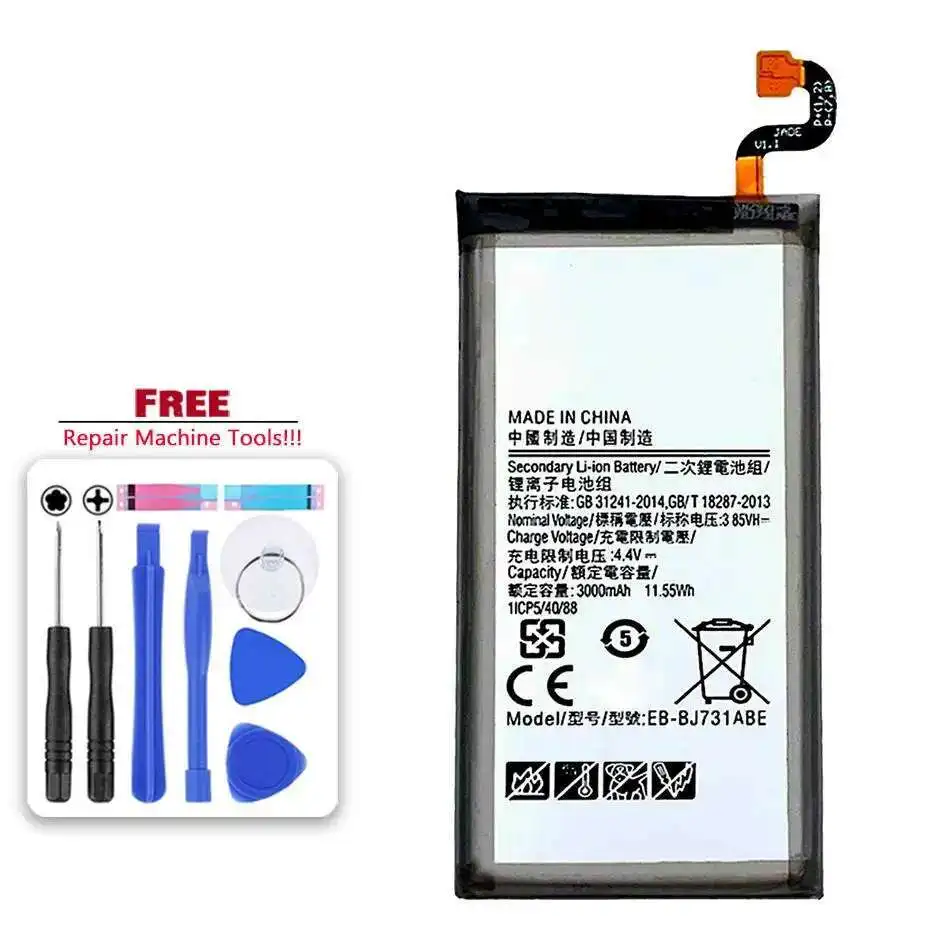 For Samsung Galaxy C7100 C7108 C8 J7+ SM-J7310 EB-BJ731ABE 3000Mah Mobile Phone Battery Good Low-Temperature Performance
For Samsung Galaxy C7100 C7108 C8 J7+ SM-J7310 EB-BJ731ABE 3000Mah Mobile Phone Battery Good Low-Temperature Performance