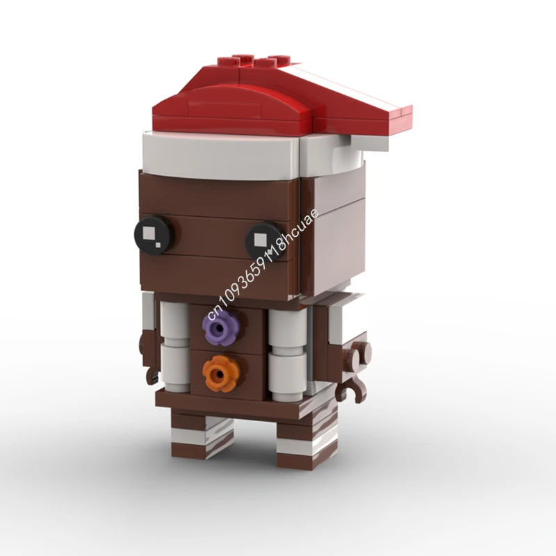 86 шт. MOC имбирный хлеб Brickheadz строительные блоки Рождественский подарок физическая координация обучающие игрушки Премиум DIY Gift Designe 
86 шт. MOC имбирный хлеб Brickheadz строительные блоки Рождественский подарок физическая координация обучающие игрушки Премиум DIY Gift Designe