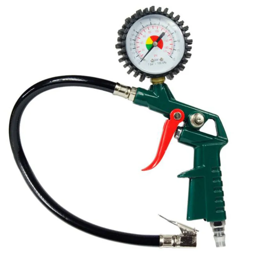 Tire Pressure Gauge For Car Motorcycle SUV Inflator Pumps Tire Repair Tools Pressure Gun Type For Air Compressor High Quality
Tire Pressure Gauge For Car Motorcycle SUV Inflator Pumps Tire Repair Tools Pressure Gun Type For Air Compressor High Quality