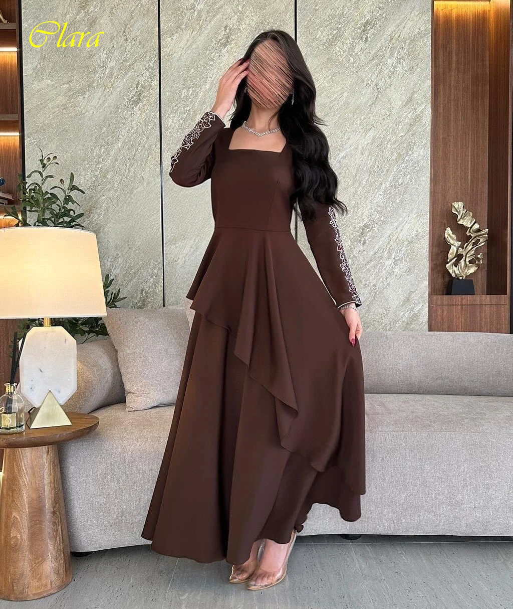 Customized A-Line Square Collar Elegant Formal Evening Dress and Fashion High Quality Celebrity Gowns Temperament Party Dress
Customized A-Line Square Collar Elegant Formal Evening Dress and Fashion High Quality Celebrity Gowns Temperament Party Dress