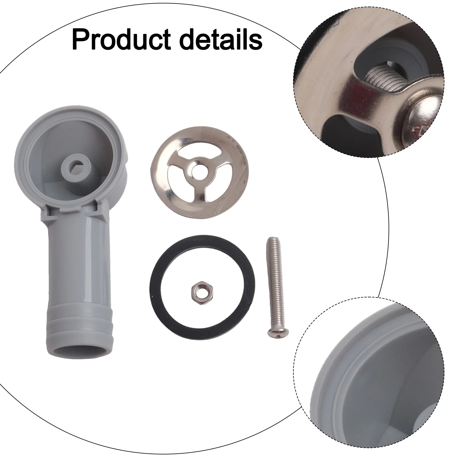 Bung Spares Waste Overflow Tap Replacement Parts Seal Waste Bung Spares Flexible Overflow Pipe For Sinks Kitchen Accessories ABS
Bung Spares Waste Overflow Tap Replacement Parts Seal Waste Bung Spares Flexible Overflow Pipe For Sinks Kitchen Accessories ABS