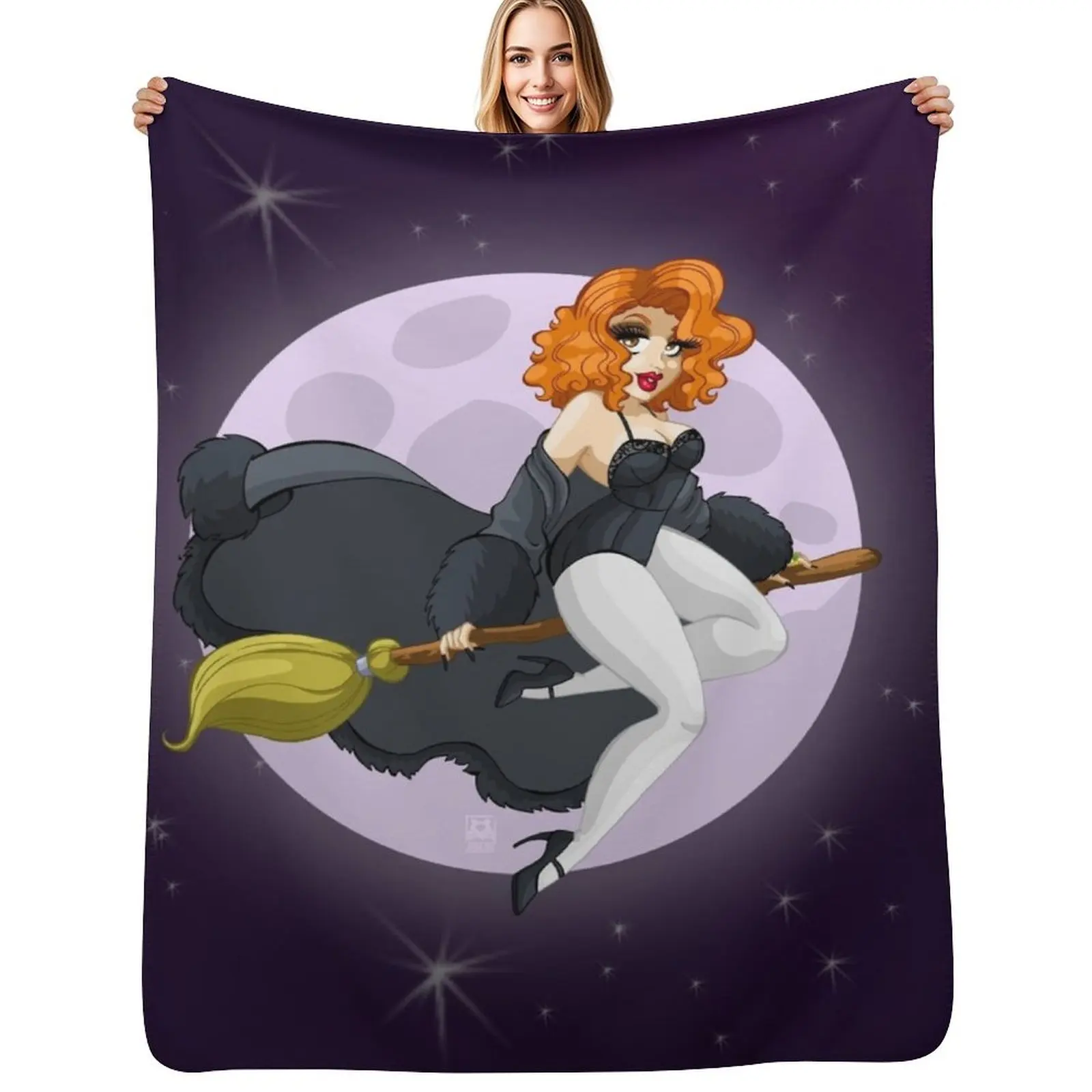 Jinkx Monsoon Throw Blanket All Season Lightweight Soft Blanket for Bed
Jinkx Monsoon Throw Blanket All Season Lightweight Soft Blanket for Bed