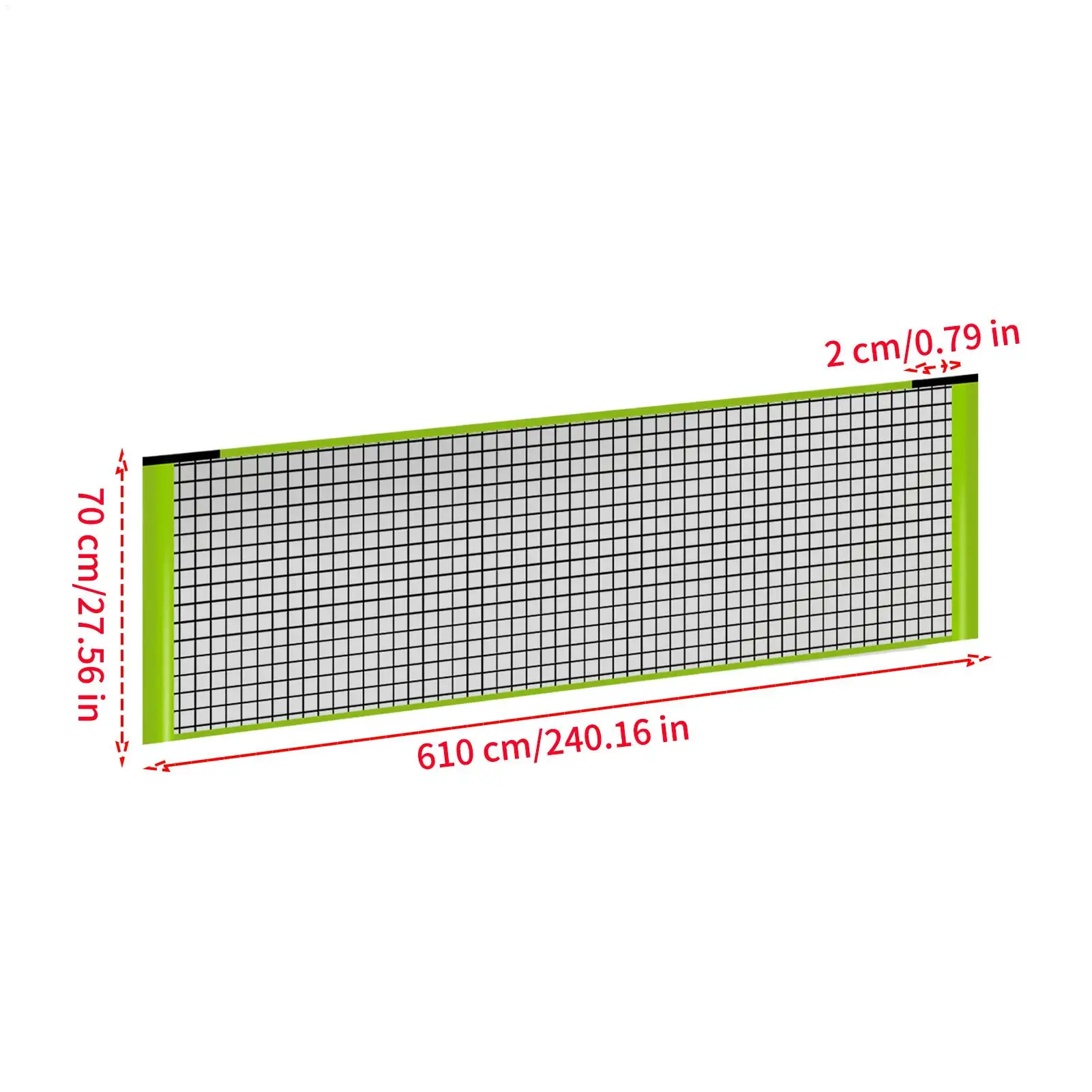 Portable Badminton Net Multifunctional Pickleball Game Mesh Durable Replacement Sports Net Easy Install Foldable Training Net
Portable Badminton Net Multifunctional Pickleball Game Mesh Durable Replacement Sports Net Easy Install Foldable Training Net
