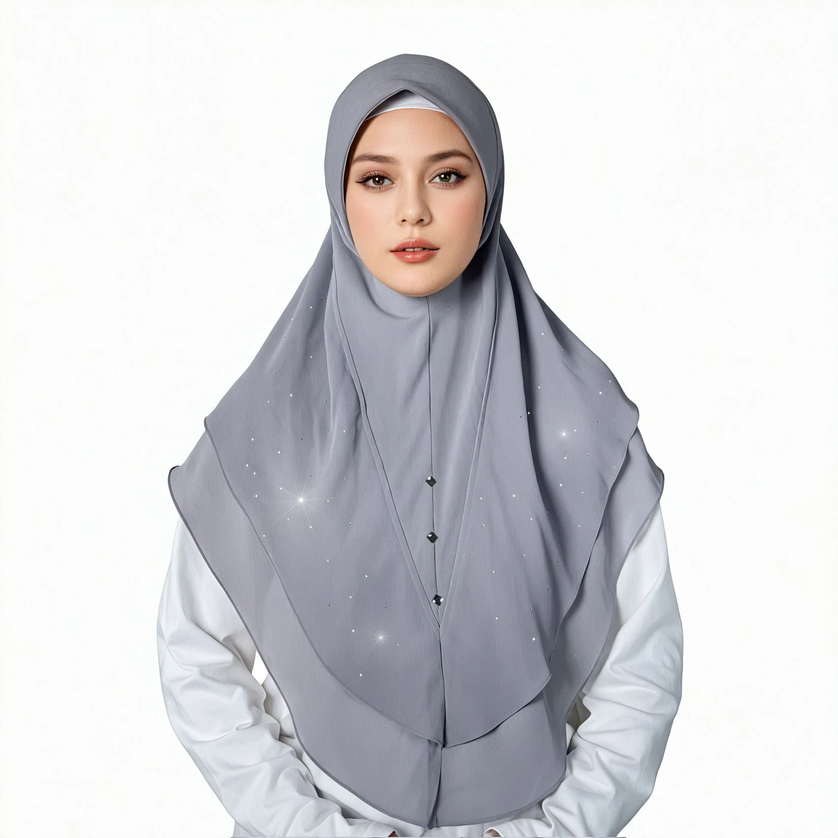 Chiffon Muslim Instant Hijab Women Diamonds One Piece Amira Cap Islamic Scarf Cover Turban Headband Shawl Headscarf Wrap Niqab
Chiffon Muslim Instant Hijab Women Diamonds One Piece Amira Cap Islamic Scarf Cover Turban Headband Shawl Headscarf Wrap Niqab