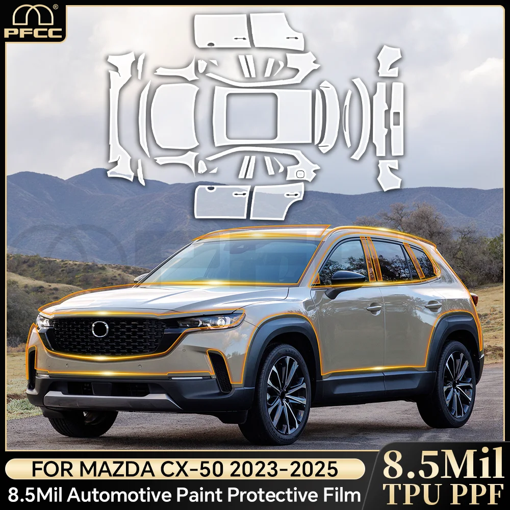 For Mazda CX50 CX-50 2023-2025 Anti-Scratch TPU Paint Protection Film Pre-cut PPF Car Body Clear Kit Invisible Resistant Cover
For Mazda CX50 CX-50 2023-2025 Anti-Scratch TPU Paint Protection Film Pre-cut PPF Car Body Clear Kit Invisible Resistant Cover