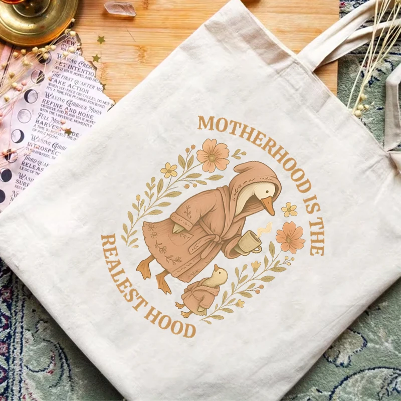 Large Capacity Mama Canvas Shoulder Bag "Motherhood Is The Realest Hood" Vintage Animal Mom Life Zipper Tote Bag Casual Handbags
Large Capacity Mama Canvas Shoulder Bag "Motherhood Is The Realest Hood" Vintage Animal Mom Life Zipper Tote Bag Casual Handbags