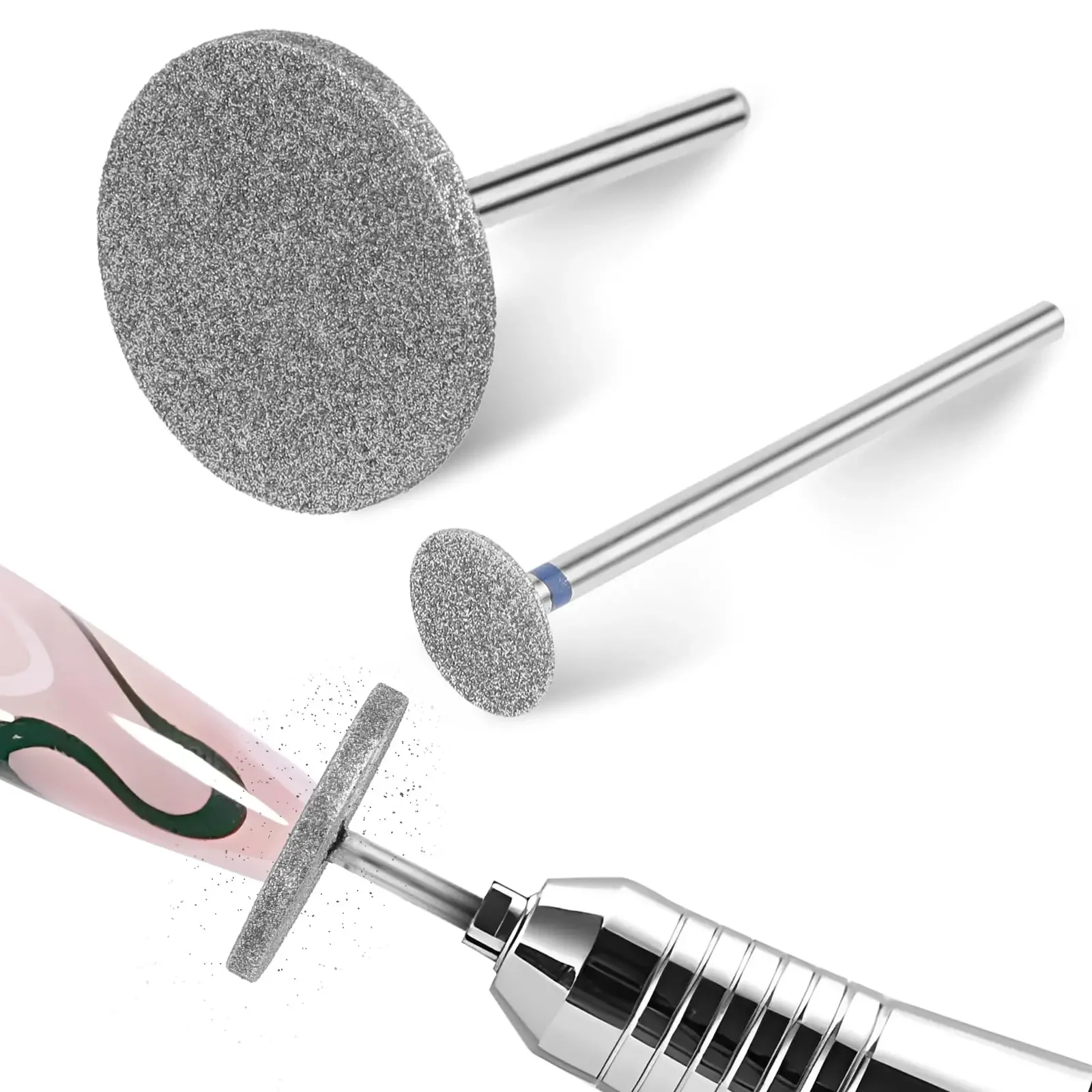 Nail Bits Sanding Disc Professional Diamond Carbide Nail Drill Bit for Acrylic Gel Nails, Home Salon & DIY
Nail Bits Sanding Disc Professional Diamond Carbide Nail Drill Bit for Acrylic Gel Nails, Home Salon & DIY