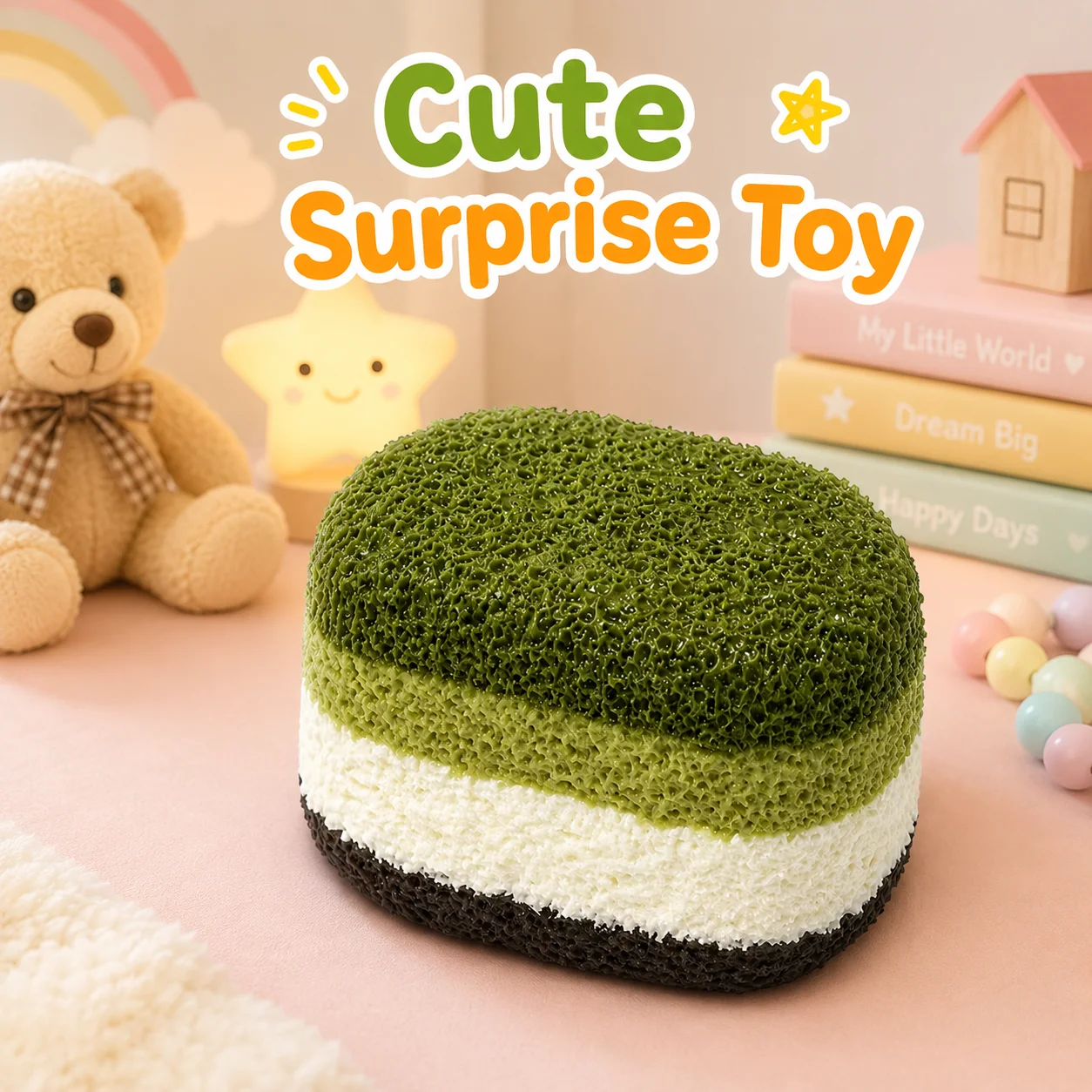 Simulation Matcha Layer Cake Squishy Toy Food Grade Soft Squeeze Fidget Toy Anti Anxiety Children Birthday Present
Simulation Matcha Layer Cake Squishy Toy Food Grade Soft Squeeze Fidget Toy Anti Anxiety Children Birthday Present