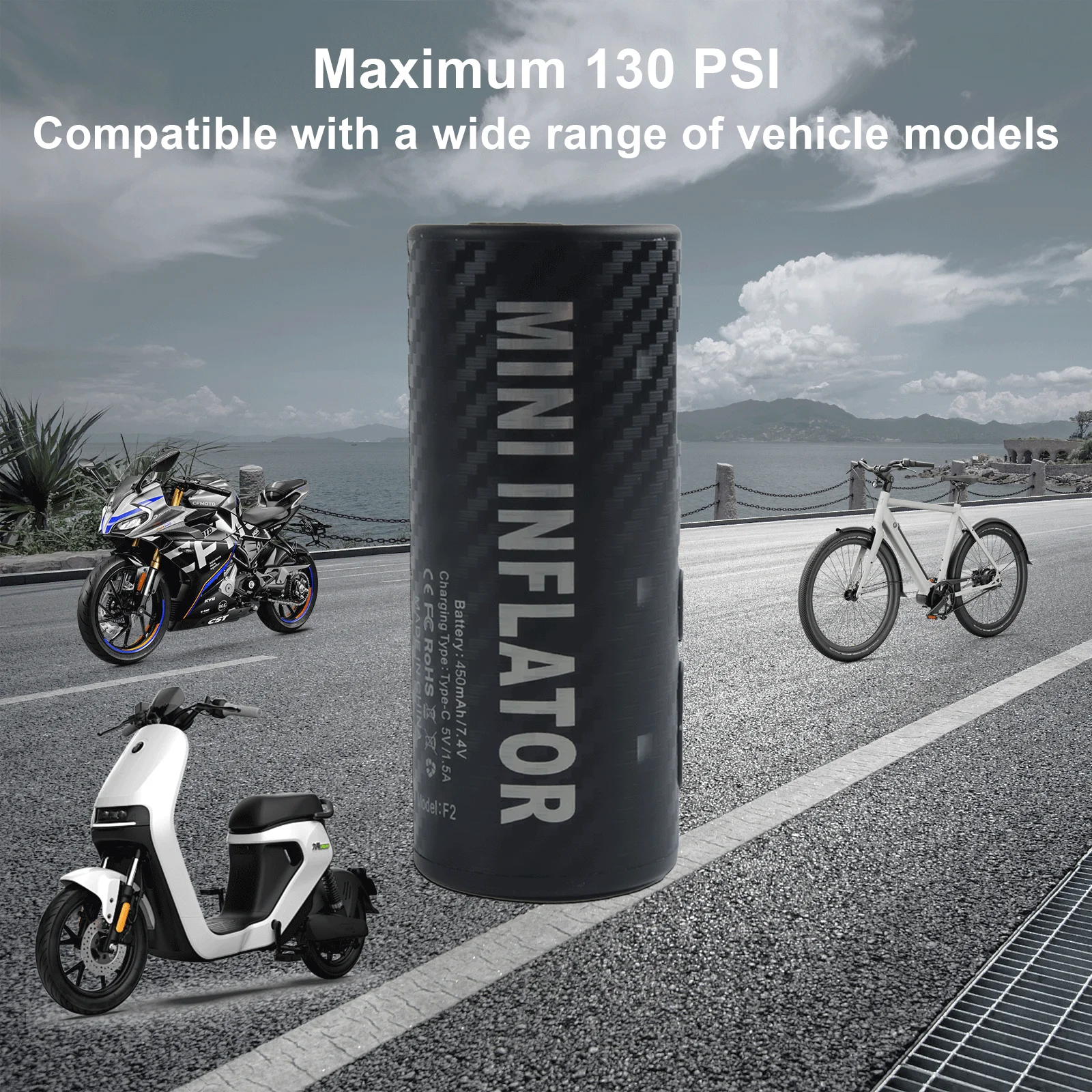 Портативный воздушный насос с USB-зарядкой, электрический мини-компрессор для велосипедов и автомобилей, набор для экстренной подкачки шин
Портативный воздушный насос с USB-зарядкой, электрический мини-компрессор для велосипедов и автомобилей, набор для экстренной подкачки шин