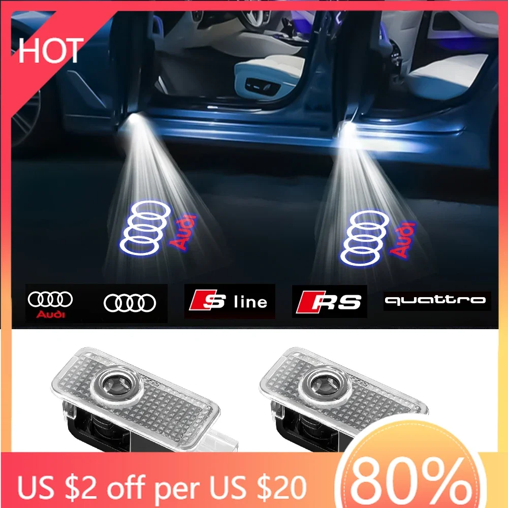 2025 Горячий 2 шт./компл. светодиодный приветственный свет двери автомобиля для Audi Sline RS3 RS4 RS5 Quattro C5 C6 A7 A5 Q5 Q3 B8 B9 8P 8V 8L RS3 RS4 R
2025 Горячий 2 шт./компл. светодиодный приветственный свет двери автомобиля для Audi Sline RS3 RS4 RS5 Quattro C5 C6 A7 A5 Q5 Q3 B8 B9 8P 8V 8L RS3 RS4 R