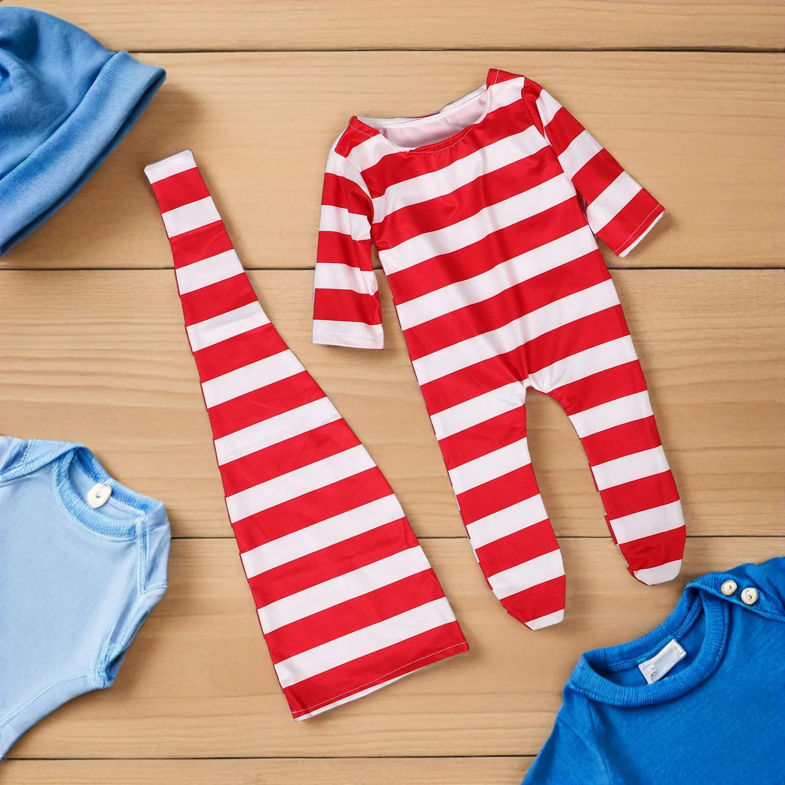 Newborn Photography Suit Elegant Striped Girl Outfit Footed Romper Cozy Winter Clothes Soft Skin-Friendly Costume Photoshoot
Newborn Photography Suit Elegant Striped Girl Outfit Footed Romper Cozy Winter Clothes Soft Skin-Friendly Costume Photoshoot
