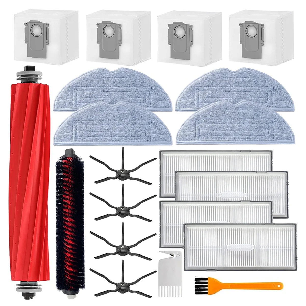 A76Z Accessories Kit for S7 T7S HEPA Accessory of Filter Detachable Rubber Main Brush/Side Brush Mop Cloth Dust Bags
A76Z Accessories Kit for S7 T7S HEPA Accessory of Filter Detachable Rubber Main Brush/Side Brush Mop Cloth Dust Bags
