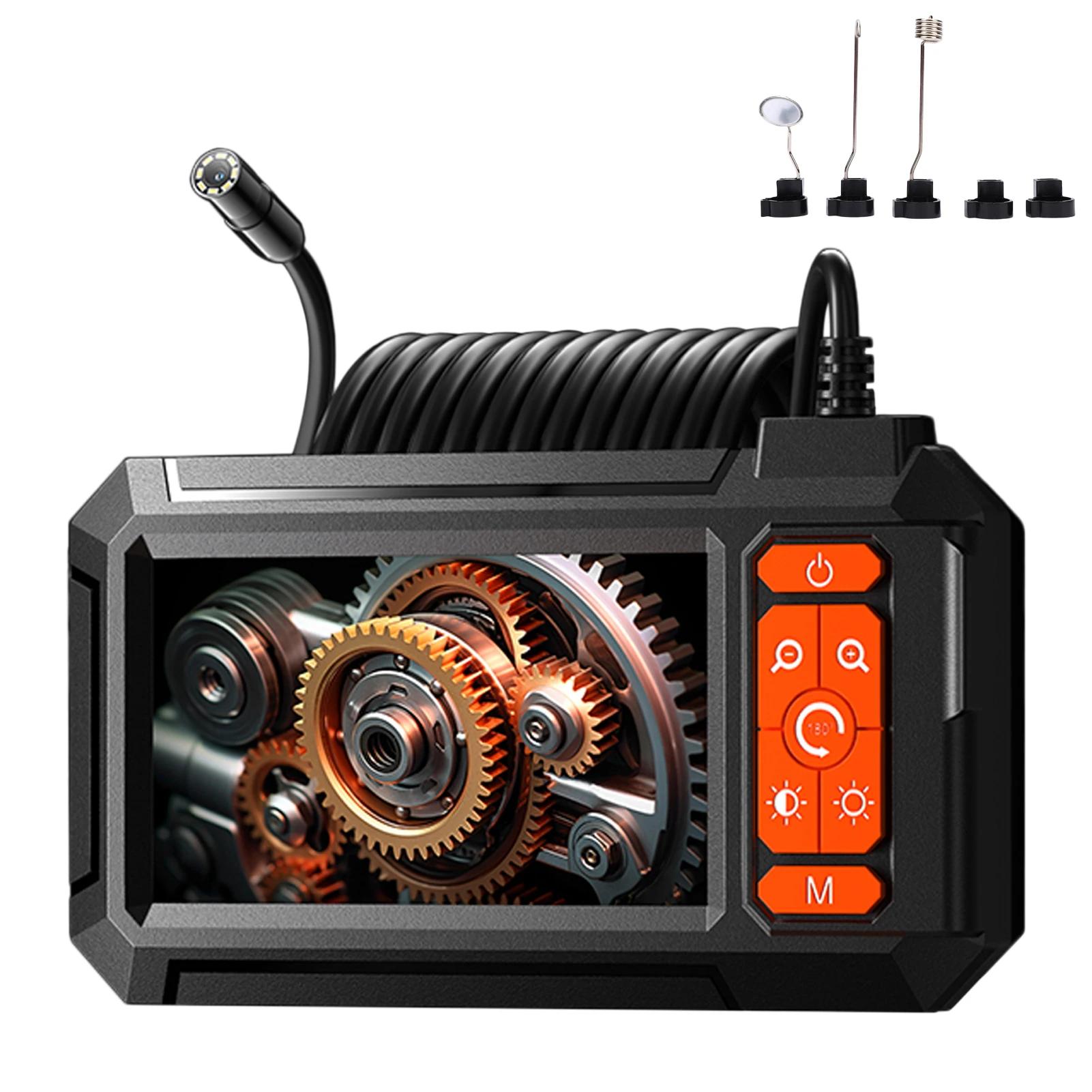 Industrial Endoscope 1080P Digital Borescope Inspection Camera 8mm IP67 Water tight Sewer Camera with 43 IPS Screen 8 LED Lights
Industrial Endoscope 1080P Digital Borescope Inspection Camera 8mm IP67 Water tight Sewer Camera with 43 IPS Screen 8 LED Lights