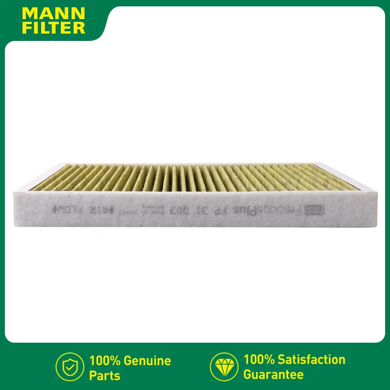 MANNFILTER FP31003 Cabin Air Filter For AUDI A4B9 2015-2019 A5 2016-2020 A6C8 2018- A7 A8D5 2017- For AUDI Q5 Q7 Q8
MANNFILTER FP31003 Cabin Air Filter For AUDI A4B9 2015-2019 A5 2016-2020 A6C8 2018- A7 A8D5 2017- For AUDI Q5 Q7 Q8