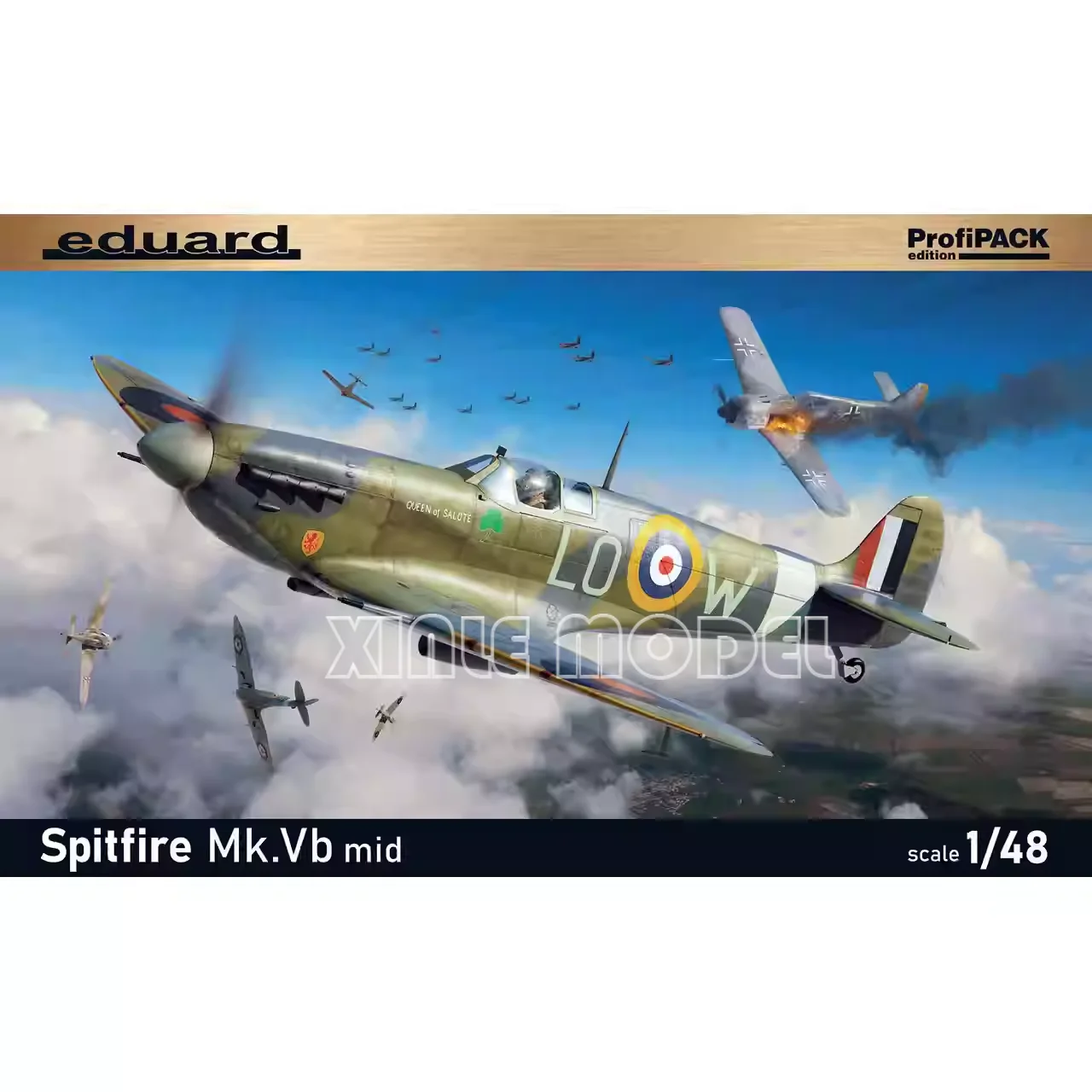 Пластиковый сборный набор для модели самолета Eduard 82157 Supermarine Spitfire Mk. Vb mid 1/48
Пластиковый сборный набор для модели самолета Eduard 82157 Supermarine Spitfire Mk. Vb mid 1/48