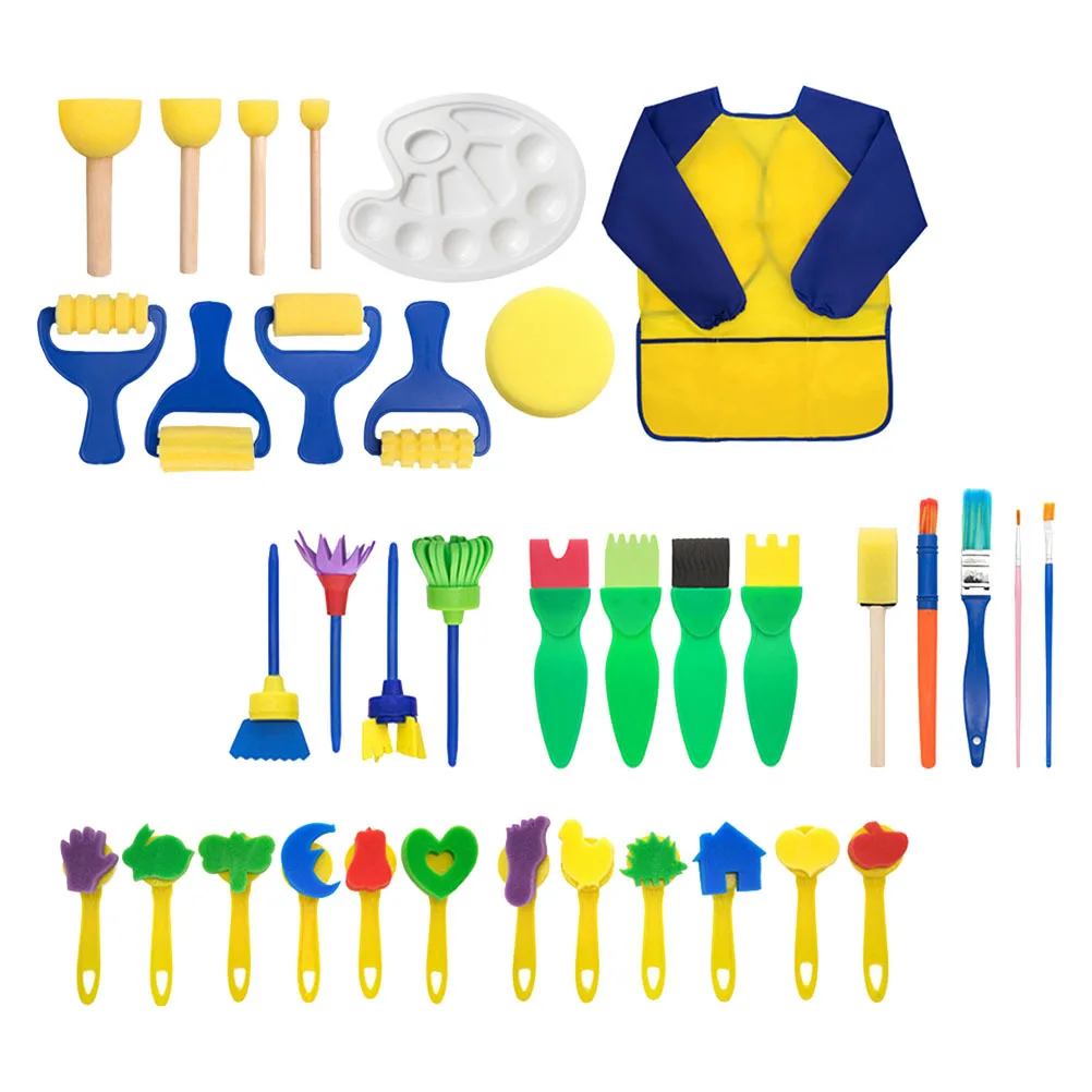 1Set Sponge Paint Brushes Set Safe Lightweight for Early Learning Arts Sponge Painting Drawing Tool for
1Set Sponge Paint Brushes Set Safe Lightweight for Early Learning Arts Sponge Painting Drawing Tool for