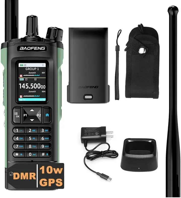 BAOFENG DM-32 DM32 10W Ham 2 Way Radio GPS One-Key Frequency Matching Writing Frequency APP Satellite Positioning Type-C UV32
BAOFENG DM-32 DM32 10W Ham 2 Way Radio GPS One-Key Frequency Matching Writing Frequency APP Satellite Positioning Type-C UV32