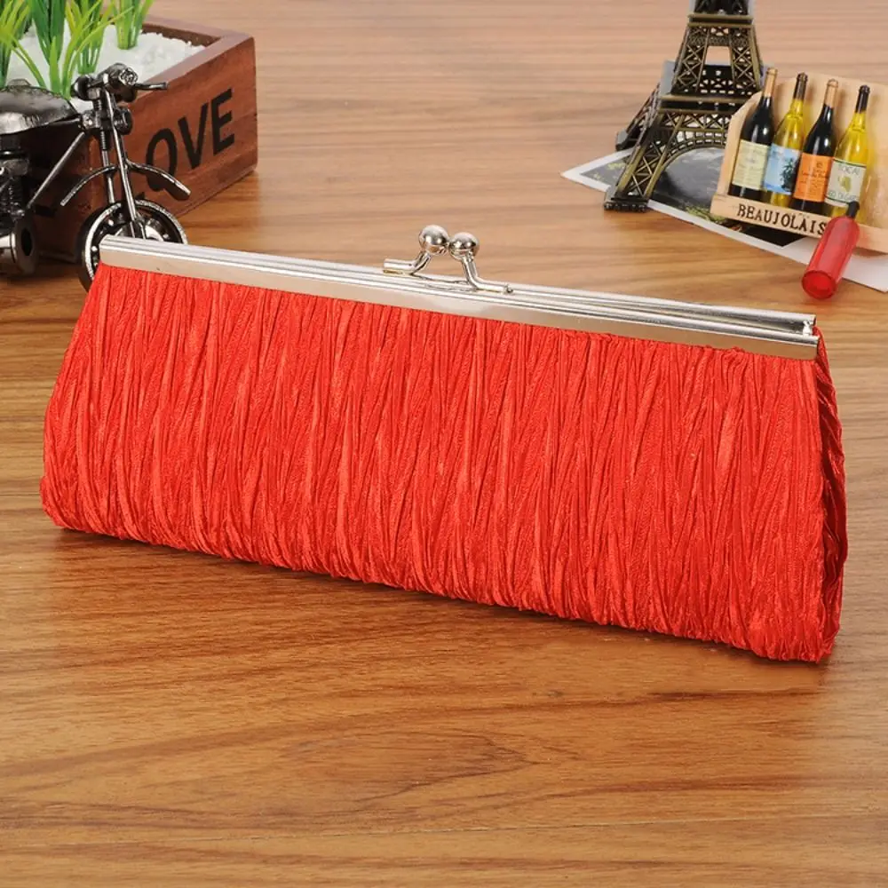 Fashion Multicolor Pleated Clutch Purse with Chain Cloth Dinner Bag Wallet Messenger Bag Evening Party Purse Banquet
Fashion Multicolor Pleated Clutch Purse with Chain Cloth Dinner Bag Wallet Messenger Bag Evening Party Purse Banquet