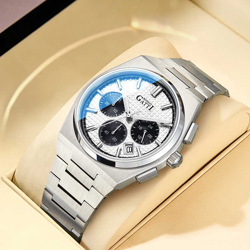 BONEST GATTI Mens Fashion Watch Skeleton Automatic Style Quartz Watch Luminous 30M Waterproof Stainless Steel Wristwatch
BONEST GATTI Mens Fashion Watch Skeleton Automatic Style Quartz Watch Luminous 30M Waterproof Stainless Steel Wristwatch