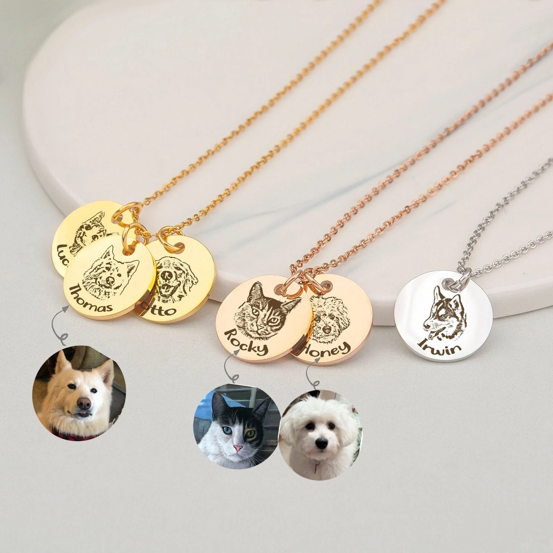 Hot Fashion Stainless Steel Personalized Photo Necklace Custom Pet Pendant Picture Necklace For Women Jewelry Gift 2023
Hot Fashion Stainless Steel Personalized Photo Necklace Custom Pet Pendant Picture Necklace For Women Jewelry Gift 2023
