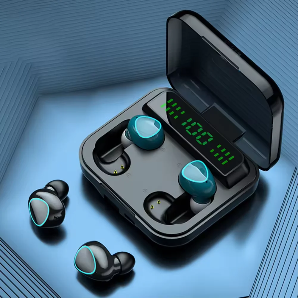 Беспроводные наушники Bluetooth 5.1 со светодиодным дисплеем, микрофоном с шумоподавлением и зарядным чехлом емкостью 1200 мАч для пар
Беспроводные наушники Bluetooth 5.1 со светодиодным дисплеем, микрофоном с шумоподавлением и зарядным чехлом емкостью 1200 мАч для пар