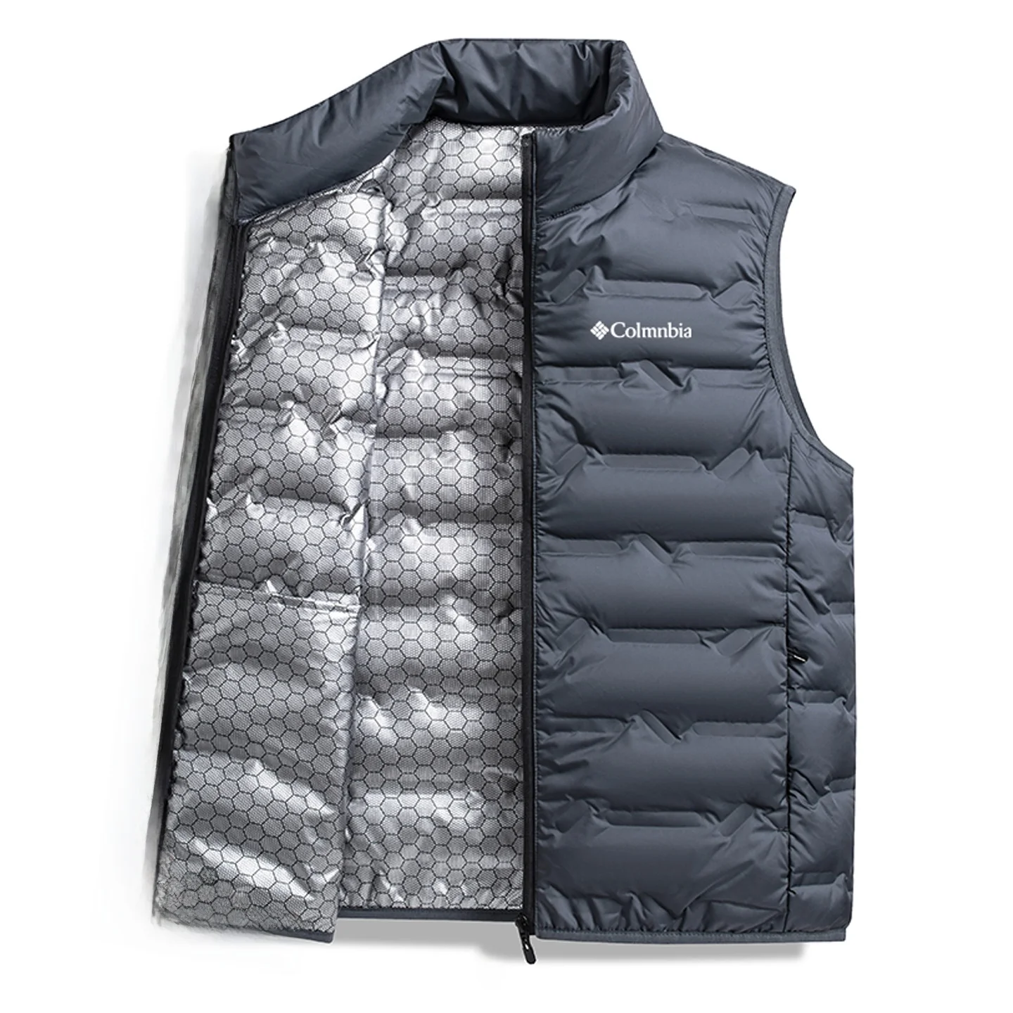 Men's Casual White Du down Vest aphene Warmth Inner Coat Stand Collar Quilted Jaet Stand Fit Faion Urban Sle
Men's Casual White Du down Vest aphene Warmth Inner Coat Stand Collar Quilted Jaet Stand Fit Faion Urban Sle