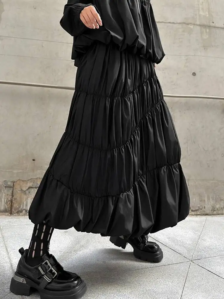 Big Size Pleated Black Jacket Skirt Two Pieces Suit New Stand Collar Long Sleeve Women Fashion Spring Autumn 2026 1DQB
Big Size Pleated Black Jacket Skirt Two Pieces Suit New Stand Collar Long Sleeve Women Fashion Spring Autumn 2026 1DQB