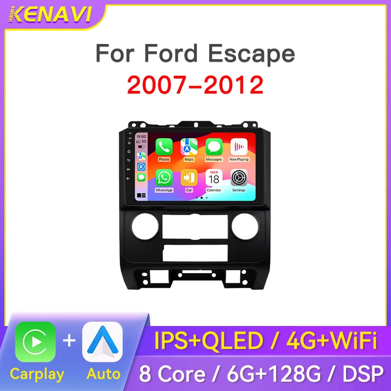 2 Din Android Car Stereo Radio For Ford Escape 2007-2012 Center Multimedia Video Player Wireless Carplay Auto GPS Wifi Head Unit
2 Din Android Car Stereo Radio For Ford Escape 2007-2012 Center Multimedia Video Player Wireless Carplay Auto GPS Wifi Head Unit