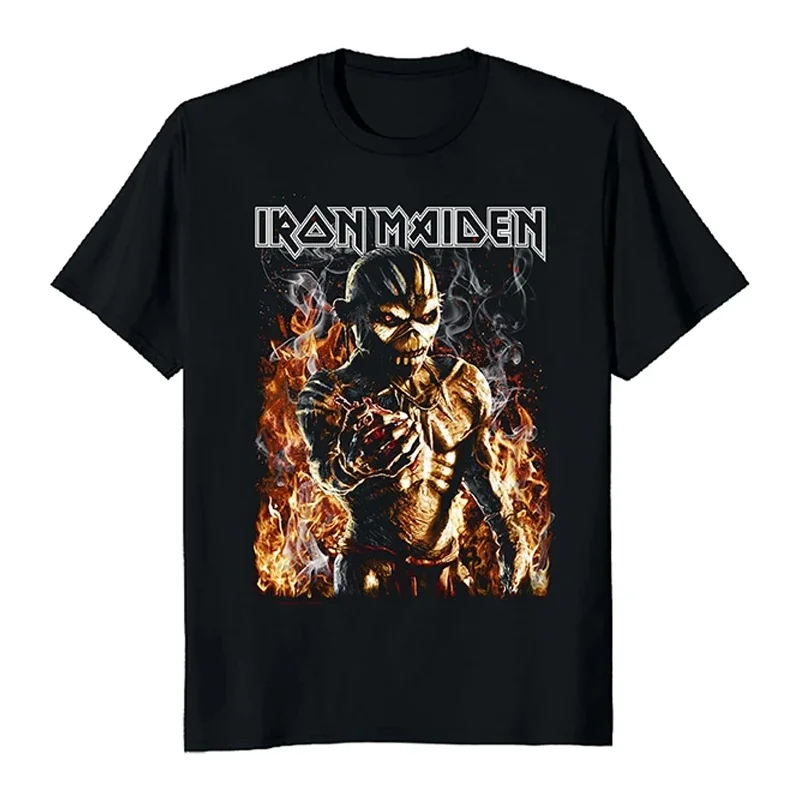 2025 Iron Maiden Iron Maiden Band Rock Punk Loose American Vintage Direct Injection Short Sleeve T-Shirt Comfortable Breathable
2025 Iron Maiden Iron Maiden Band Rock Punk Loose American Vintage Direct Injection Short Sleeve T-Shirt Comfortable Breathable