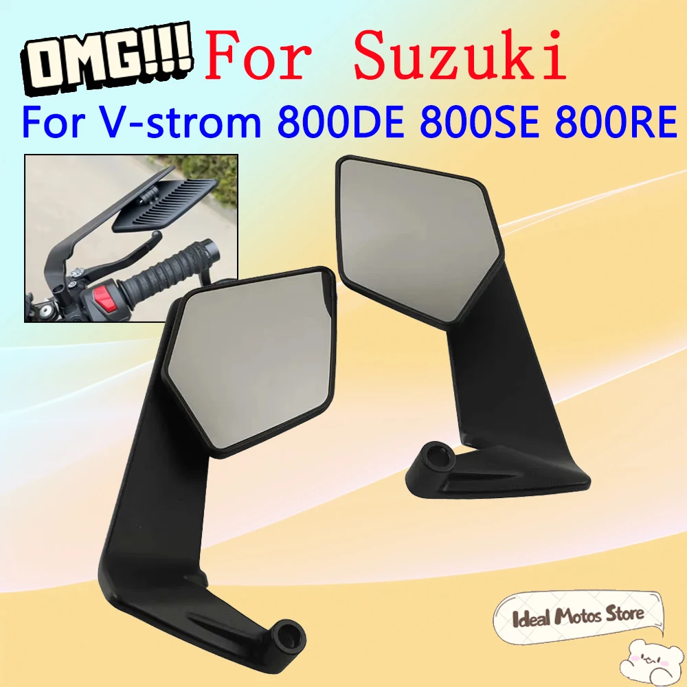 Rearview Mirrors Stealth Winglets Mirror Rotate Side Mirror For Suzuki V-strom 800DE 800SE 800RE Vstrom 800 DE RE SE Accessories
Rearview Mirrors Stealth Winglets Mirror Rotate Side Mirror For Suzuki V-strom 800DE 800SE 800RE Vstrom 800 DE RE SE Accessories