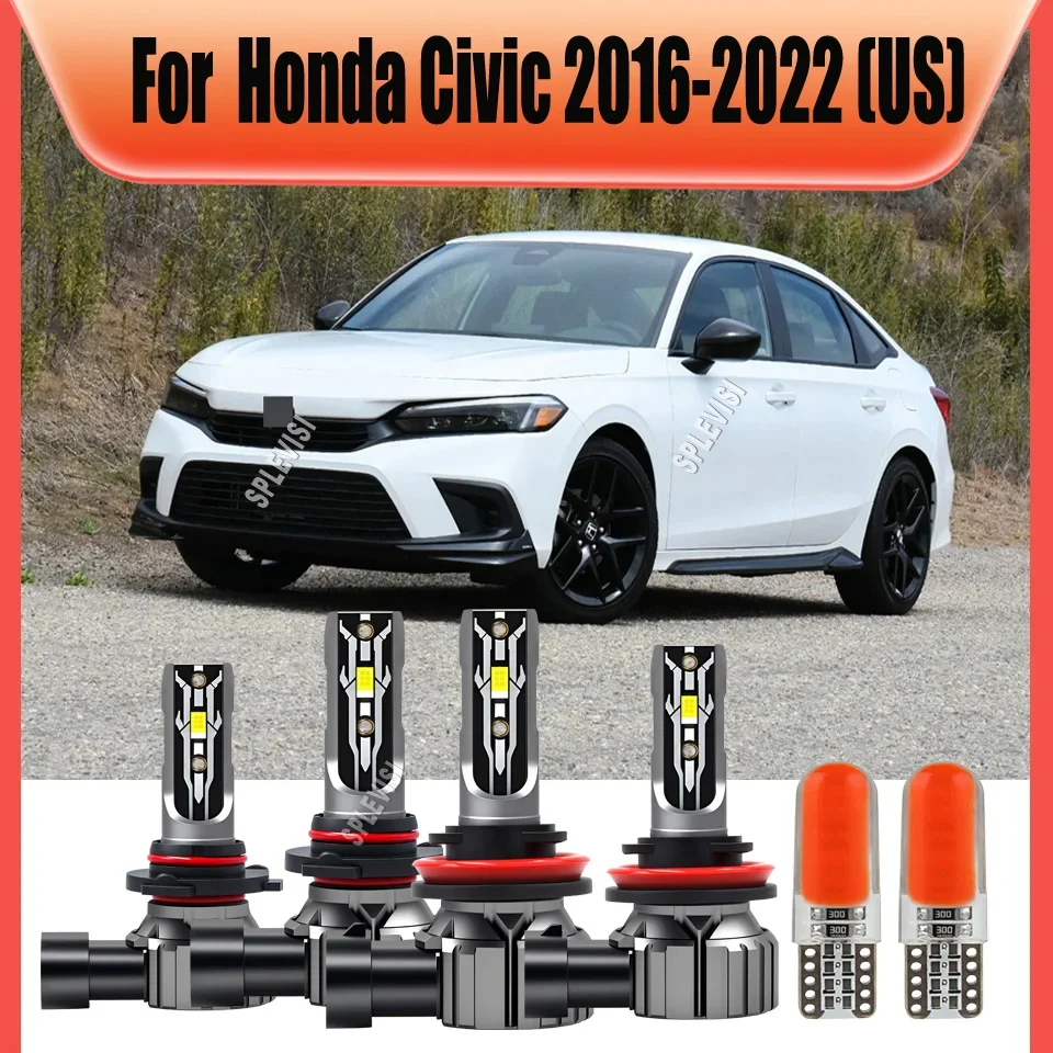9005 H11 LED White Headlight High Low Bulbs - Durable Aluminum Housing For Honda Civic 2016 2017 2018 2019 2020 2021 2022
9005 H11 LED White Headlight High Low Bulbs - Durable Aluminum Housing For Honda Civic 2016 2017 2018 2019 2020 2021 2022