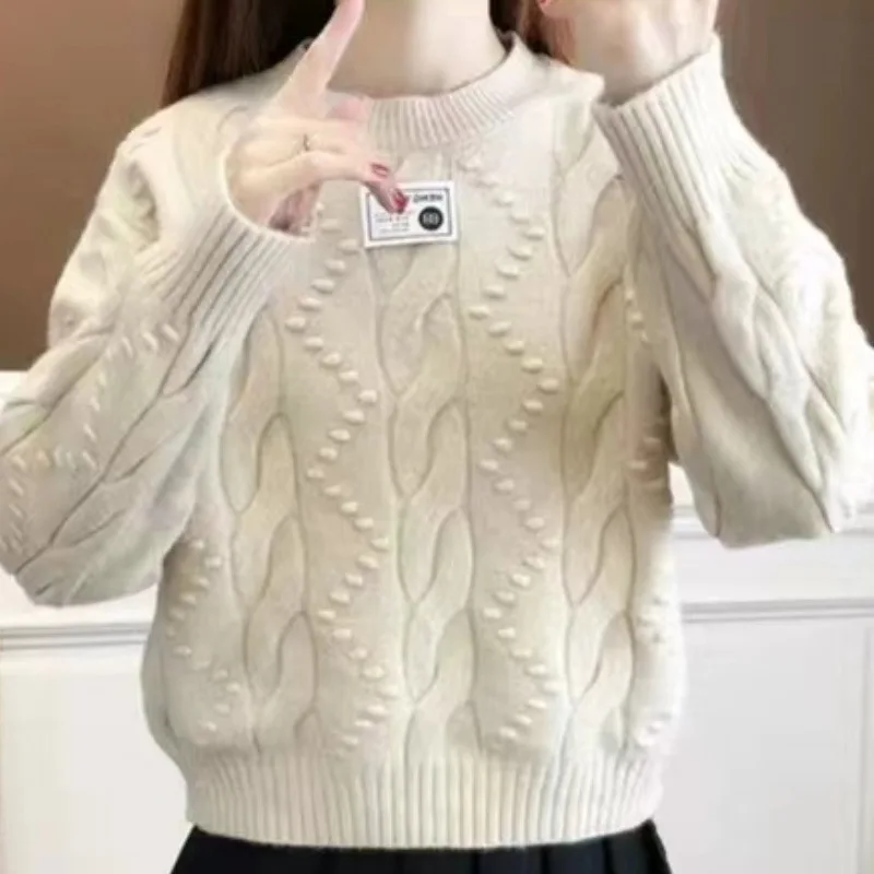 Women's Wind Pullover Fashion Jacket Female Top New Knitwear Coat 2025Autumn Winter Europe United States Round Neck Sweater
Women's Wind Pullover Fashion Jacket Female Top New Knitwear Coat 2025Autumn Winter Europe United States Round Neck Sweater