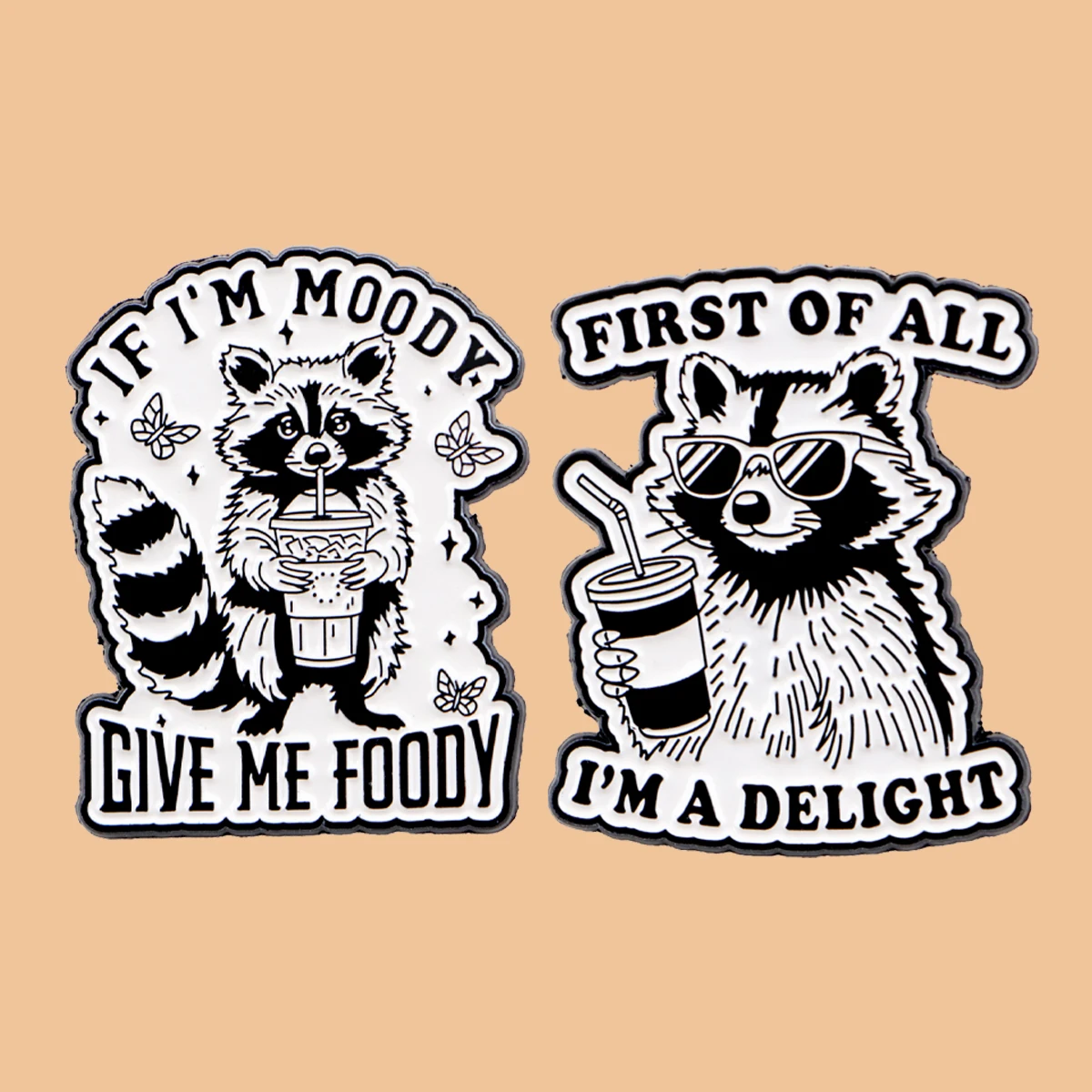 Raccoon Quotes Enamel Pins Funny Cartoon Animals Brooches Lapel Pin Badge on Backpack Clothing Accessories Fashion Jewelry Gifts
Raccoon Quotes Enamel Pins Funny Cartoon Animals Brooches Lapel Pin Badge on Backpack Clothing Accessories Fashion Jewelry Gifts