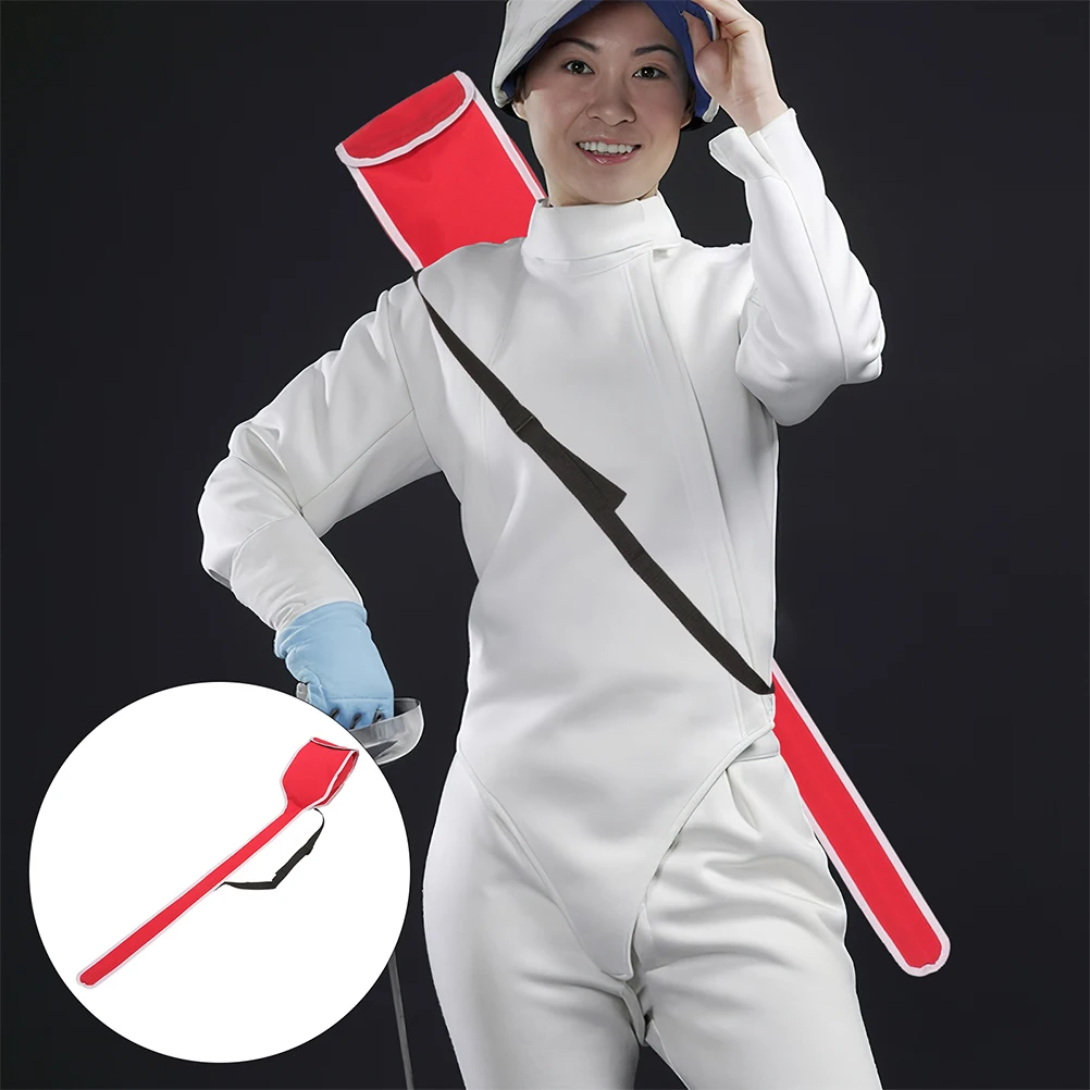 Fencing Sword Bag Red Storage Pouch Organizer Durable Waterproof Multi Compartments Martial Gear Travel Sports Equipment
Fencing Sword Bag Red Storage Pouch Organizer Durable Waterproof Multi Compartments Martial Gear Travel Sports Equipment