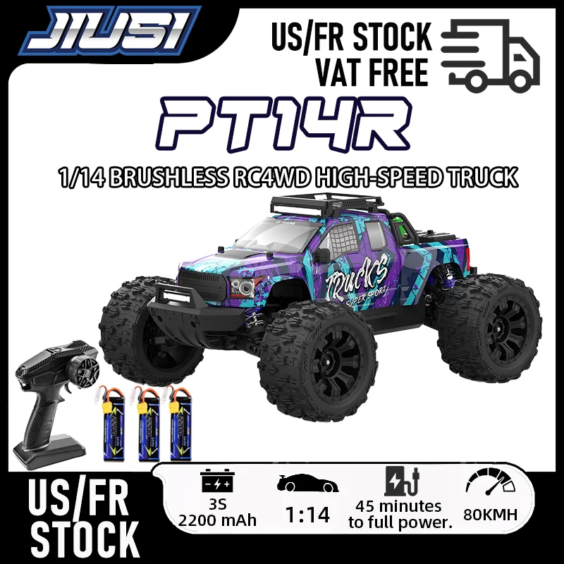 JIUSI PT14R RC 1/14 Бесщеточный радиоуправляемый грузовик 50 мфа 4X4 Автомобильное зарядное устройство с дистанционным управлением 25 Вт - местная доставка из США и ЕС
JIUSI PT14R RC 1/14 Бесщеточный радиоуправляемый грузовик 50 мфа 4X4 Автомобильное зарядное устройство с дистанционным управлением 25 Вт - местная доставка из США и ЕС