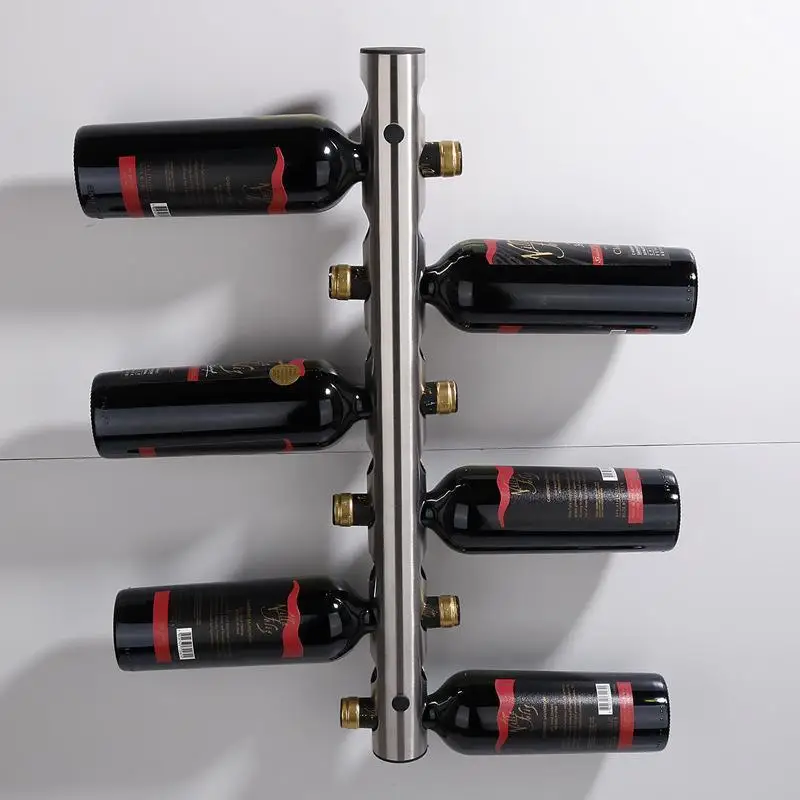 Stainless Steel Wine Rack Simple Display Wall Organizer Wine Holders Modern Storage Holder Restaurant Cellar Shelves Furnitures
Stainless Steel Wine Rack Simple Display Wall Organizer Wine Holders Modern Storage Holder Restaurant Cellar Shelves Furnitures