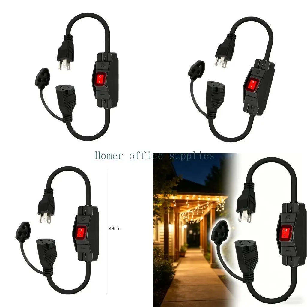 K43B 1.5ft 14AWG PVC Extension Cord Household Extension Wire Electrical Cable Suitable for High Load Equipment and Tool
K43B 1.5ft 14AWG PVC Extension Cord Household Extension Wire Electrical Cable Suitable for High Load Equipment and Tool